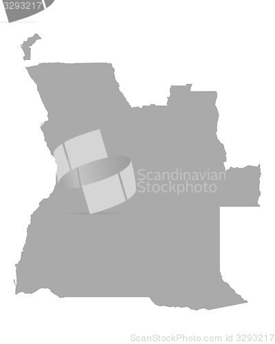 Image of Map of Angola