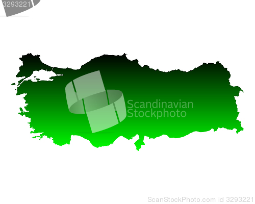Image of Map of Turkey
