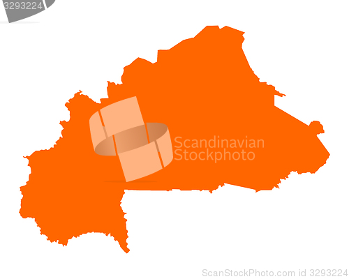 Image of Map of Burkina Faso