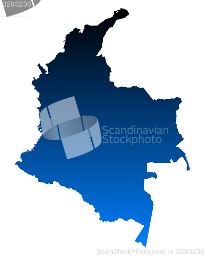 Image of Map of Colombia