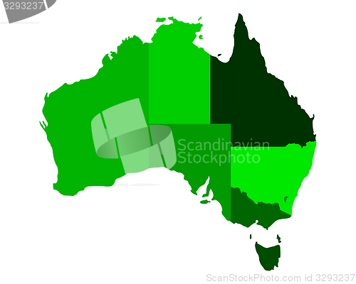 Image of Map of Australia