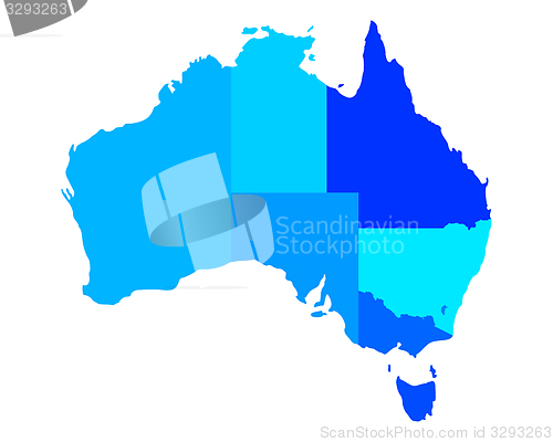 Image of Map of Australia