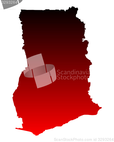 Image of Map of Ghana