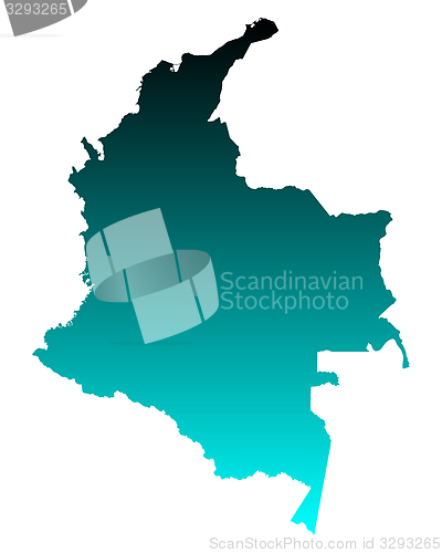 Image of Map of Colombia