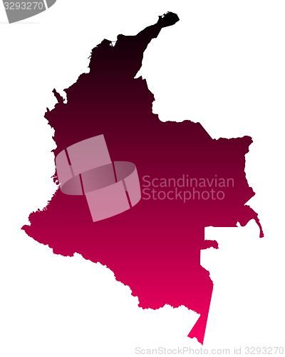 Image of Map of Colombia
