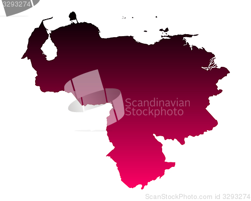 Image of Map of Venezuela