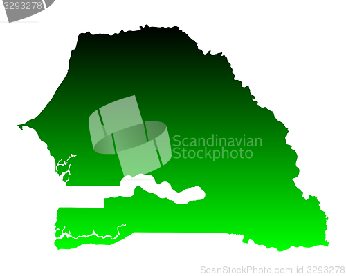 Image of Map of Senegal