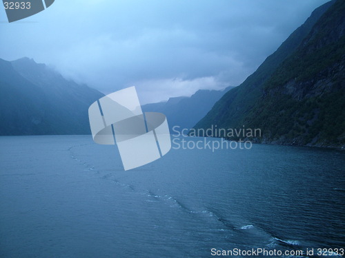 Image of Dawn in Geirangerfjord