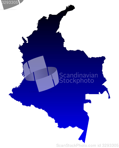 Image of Map of Colombia