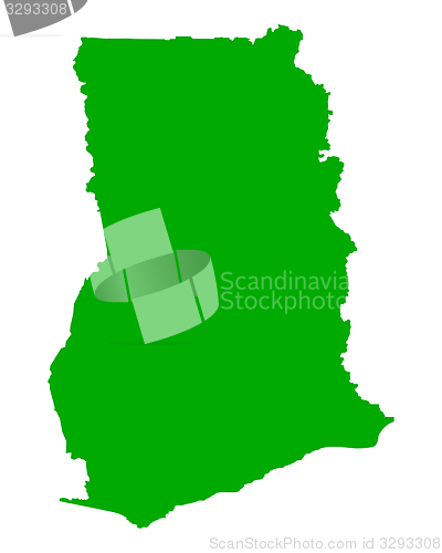 Image of Map of Ghana