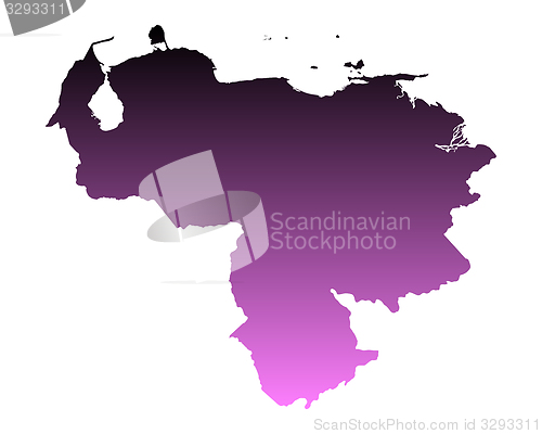 Image of Map of Venezuela