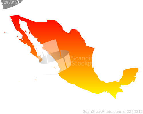 Image of Map of Mexico