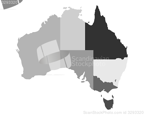 Image of Map of Australia