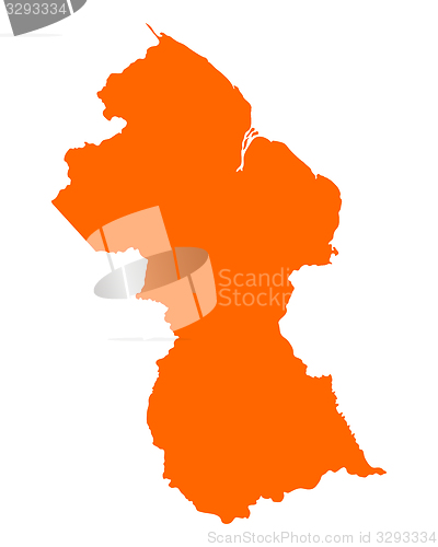 Image of Map of Guyana