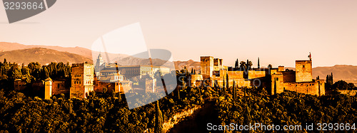 Image of Alhambra in Granada - Spain