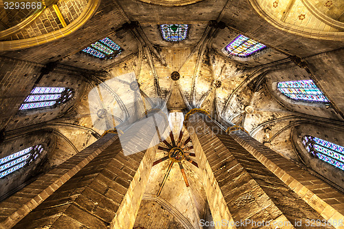 Image of Gothic church interior