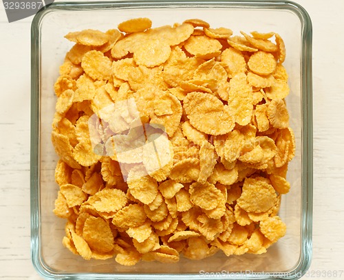 Image of Close up of cornflakes