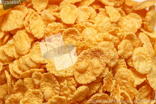 Image of Close up of cornflakes