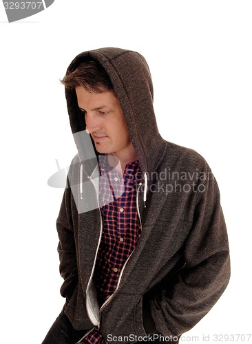 Image of Young man in hoody.