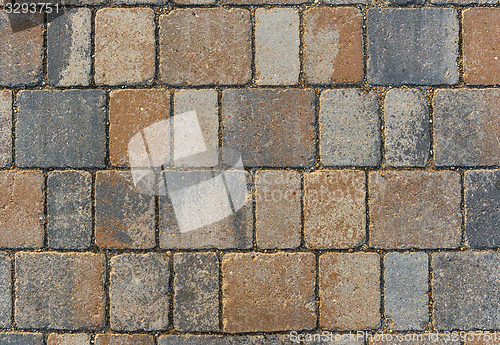 Image of Stone sidewalk closeup photo