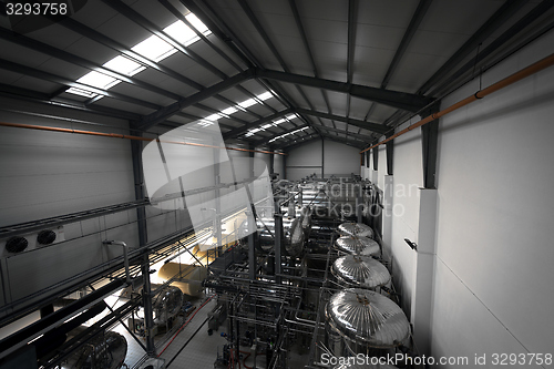 Image of Industrial interior of an alcohol factory