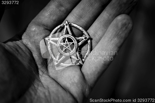 Image of Pentagram closeup photo