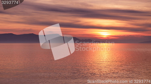 Image of Scenic view of a small island