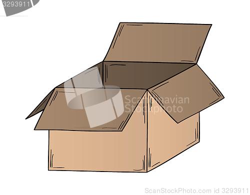 Image of open paper box