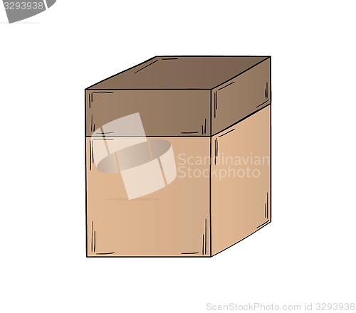 Image of closed paper box
