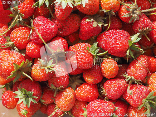 Image of Strawberry fruit background