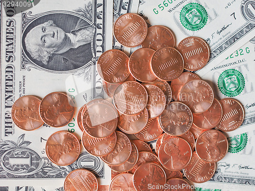 Image of Dollar coins and notes