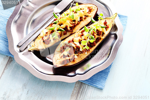 Image of stuffed aubergines 