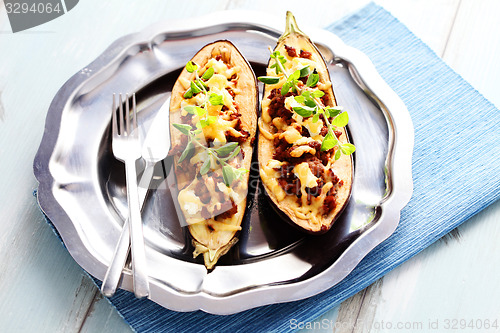 Image of stuffed aubergines 