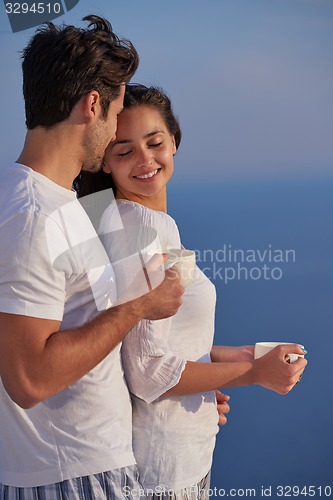 Image of happy young romantic couple have fun arelax  relax at home
