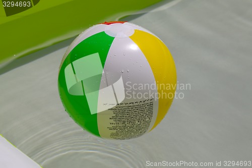 Image of Ball in the water