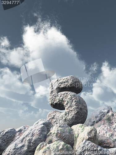 Image of number five rock
