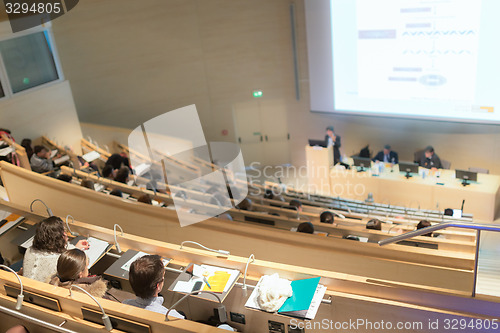 Image of Audience in the lecture hall.