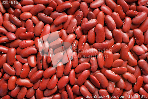 Image of Dried red kidney beans background