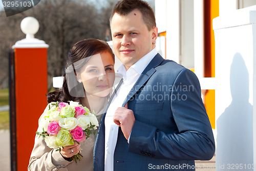 Image of groom and bride