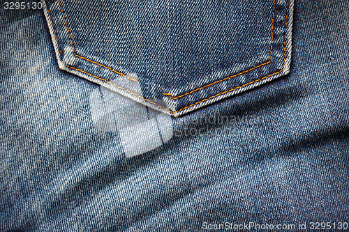 Image of jeans pocket