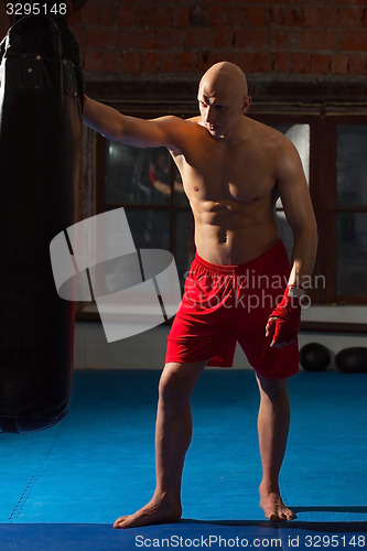 Image of fighter adjusted by sparring