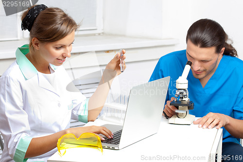 Image of scientists develop a new remedy