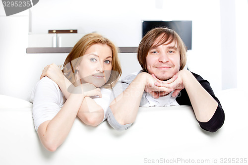 Image of Couple in new home