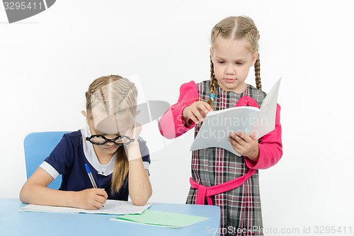 Image of Two girls in my class