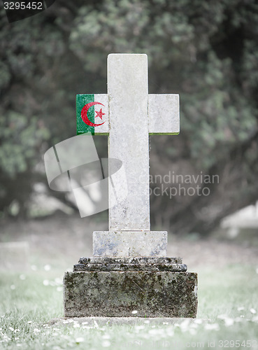 Image of Gravestone in the cemetery - Algeria