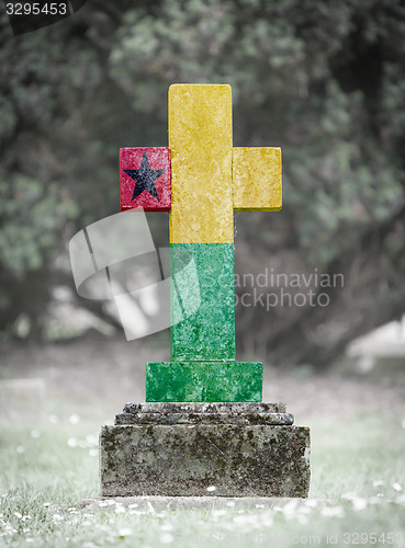 Image of Gravestone in the cemetery - Guinea Bissau