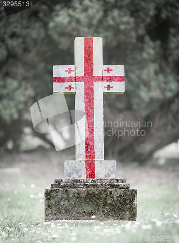 Image of Gravestone in the cemetery - Georgia