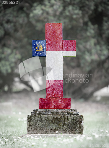 Image of Gravestone in the cemetery - Georgia