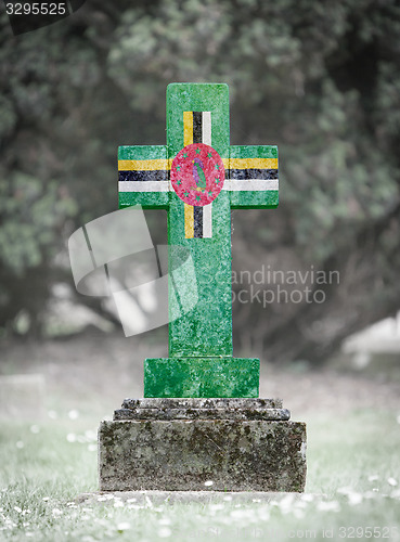 Image of Gravestone in the cemetery - Dominica