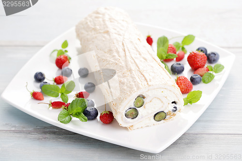 Image of summer Swiss roll